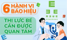 6 hành vi báo hiệu thị lực bé cần được quan tâm