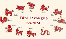 Tử vi 12 con giáp hôm nay 5/9/2024: Mùi gặp thử thách,  Dậu nhiều cơ hội