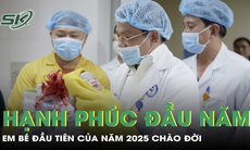 Đón em bé đầu tiên của năm mới 2025 tại Bệnh viện Phụ sản Trung ương