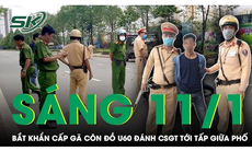 'Làm liều' đánh CSGT tới tấp giữa phố sau màn rượt đuổi, gã côn đồ U60 bị bắt khẩn cấp