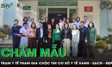 Khảo sát thực tế và chấm mẫu Cuộc thi 'Cơ sở y tế Xanh - Sạch - Đẹp' tại trạm y tế