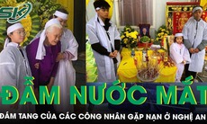 Nghẹn lòng tiếng khóc gọi cha trong đám tang các công nhân gặp nạn tại nhà máy xi măng