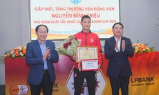 Trở về từ ASEAN Cup 2024, thủ môn Đình Triệu được Hải Phòng thưởng 550 triệu đồng