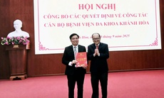 Bệnh viện Đa khoa Khánh Hòa có tân giám đốc