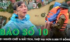 Bão số 10 Bualoi: 51 người chết và mất tích, thiệt hại hơn 8.000 tỷ đồng