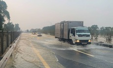 Cao tốc Hà Nội-Thái Nguyên lại phát sinh thêm điểm ngập lụt mới do nước lũ