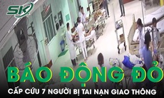 Báo động đỏ cấp cứu 7 người bị tai nạn giao thông nghiêm trọng