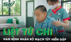 Nam bệnh nhân liệt tứ chi do rò mạch tủy hiếm gặp trên nền vẹo cột sống 