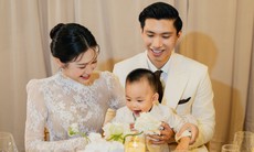 Con trai Đoàn Văn Hậu - Doãn Hải My biểu cảm cực đáng yêu trong ngày đặc biệt