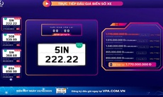 Hơn 62 tỷ đồng thu về sau phiên đấu giá biển số xe ngày 20/10/2025