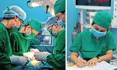 Bác sĩ luân phiên tại Côn Đảo phẫu thuật cứu ngư dân bị dây thừng cuốn dập nát chân