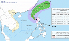 Bão Fung Wong di chuyển theo quỹ đạo trái quy luật