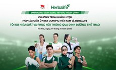 Herbalife Việt Nam phối hợp cùng Ủy Ban Olympic Việt Nam tổ chức buổi đào tạo 'Tối ưu Hiệu suất và Phục hồi thông qua Dinh dưỡng Thể thao' cho các huấn luyện viên và vận động viên