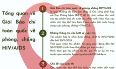 Chỉ còn 2 ngày để gửi bài dự Giải Báo chí về phòng, chống HIV/AIDS: Lời tri ân dành cho những tập thể, cá nhân thầm lặng