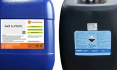 100 can axit sunfuric bị lũ cuốn trôi, công an phát cảnh báo nguy hiểm