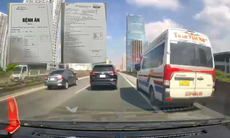Vì sao tài xế đi vào làn khẩn cấp nhưng không bị xử phạt?