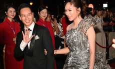 Vợ chồng Lý Hải và dàn sao 'Mưa đỏ' gây chú ý thảm đỏ Liên hoan phim Việt Nam