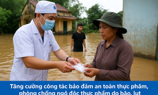 Kiểm soát chất lượng thực phẩm hỗ trợ vùng lũ lụt