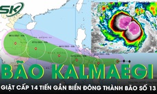 Bão Kalmaegi giật cấp 14 tiến gần Biển Đông thành bão số 13, hướng vào khu vực nào của nước ta?