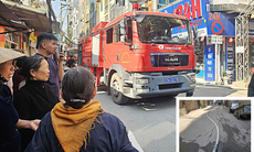 Hà Nội: Cháy nhà 8 tầng trong ngõ sâu, cảnh sát kéo vòi 250m để dập lửa