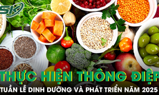 Hướng dẫn thực hiện thông điệp Tuần lễ Dinh dưỡng và phát triển năm 2025