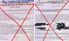 Trường Đại học Kỹ thuật Y tế Hải Dương cảnh báo văn bản giả mạo liên kết đào tạo quốc tế 