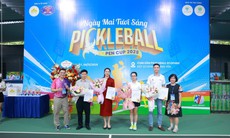 Gần 450 vận động viên tham dự giải Pickleball gây quỹ giúp bệnh nhân ung thư
