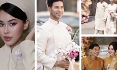 Câu chuyện ẩn chứa đằng sau chiếc áo dài tơ sen của 'công chúa hàng hiệu' Tiên Nguyễn