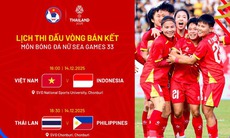 Lịch thi đấu bán kết bóng đá nữ SEA Games 33: ĐT nữ Việt Nam đấu Indonesia