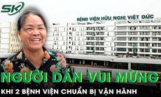 Người dân cửa ngõ Thủ đô vui mừng khi 2 bệnh viện tuyến đầu sắp sửa vận hành