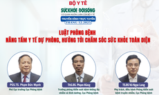 Truyền hình trực tuyến: 'Luật Phòng bệnh: Nâng tầm y tế dự phòng, hướng tới chăm sóc sức khỏe toàn diện'