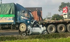 Tai nạn liên hoàn trên QL5, 2 người tử vong, nhiều phương tiện hư hỏng