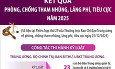 Kết quả phòng, chống tham nhũng, lãng phí, tiêu cực năm 2025
