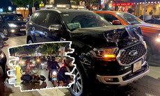 Hà Nội: Tai nạn giao thông liên hoàn, 2 người bị thương