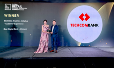 Techcombank ba năm liên tiếp là 'Ngân hàng số tốt nhất Việt Nam' do the Digital Banker bình chọn