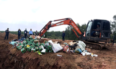 Quảng Trị: Tiêu hủy hàng ngàn sản phẩm là mỹ phẩm, thực phẩm chức năng