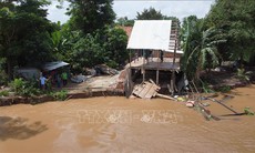 Đồng Tháp công bố tình huống khẩn cấp sạt lở bờ sông Tiền