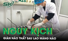 Nam thanh niên nguy kịch vì giãn não thất sau lao màng não 