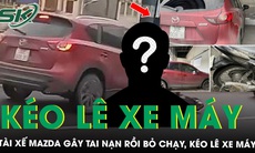 Tài xế Mazda gây tai nạn rồi bỏ chạy, kéo lê xe máy hơn 4km đã ra trình diện công an