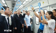 Tổng Bí thư Tô Lâm trải nghiệm thực tế Tuyến Metro Bến Thành - Suối Tiên