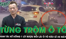 Nam tài xế uống 1 lít rượu rồi lái ô tô kéo lê xe máy đã từng trộm xe ở trụ sở công an huyện