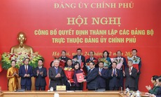 Thủ tướng Phạm Minh Chính trao Quyết định thành lập 15 đảng bộ trực thuộc Đảng ủy Chính phủ