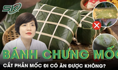 Bánh chưng bị mốc một phần liệu có ăn được không?