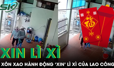 Xôn xao hành động 'xin lì xì' đầu năm mới của 2 nhân viên vệ sinh môi trường