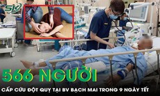 BV Bạch Mai cấp cứu 566 người đột quỵ chỉ trong 9 ngày Tết