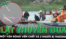 Lật thuyền đua ở Quảng Nam khiến một vận động viên tử vong và 2 người bị thương