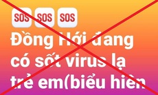 Bác tin đồn trẻ em tại Quảng Bình mắc virus lạ