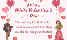 Những lời chúc ngày Valentine 14/3 - Valentine trắng tặng vợ chồng