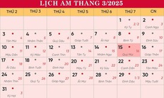 Lịch âm 15/3 - Âm lịch hôm nay 15/3 - Lịch vạn niên ngày 15/3/2025