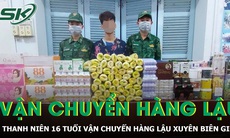 An Giang: Nam thanh niên 16 tuổi vận chuyển hàng lậu xuyên biên giới với giá 200.000 đồng